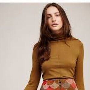 Free People Midnight Rider Suede Skirt